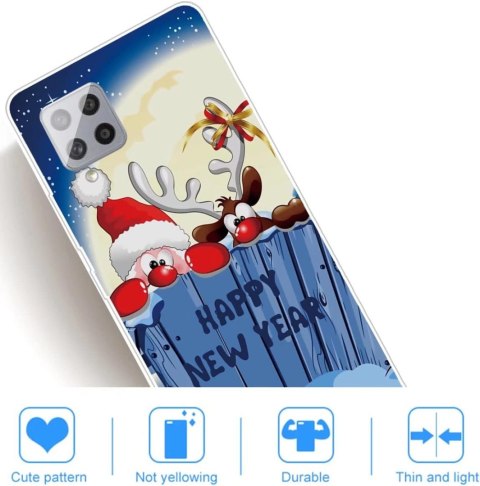 SZKŁO HARTOWANE ETUI BEZBARWNE SAMSUNG GALAXY A42 5G HAPPY NEW YEAR SZKŁO HARTOWANE ETUI BEZBARWNE SAMSUNG GALAXY A42 5G HAPPY NEW YEAR