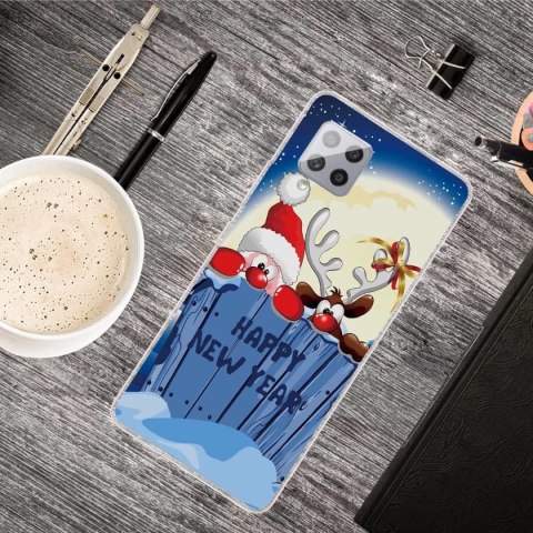 SZKŁO HARTOWANE ETUI BEZBARWNE SAMSUNG GALAXY A42 5G HAPPY NEW YEAR SZKŁO HARTOWANE ETUI BEZBARWNE SAMSUNG GALAXY A42 5G HAPPY NEW YEAR
