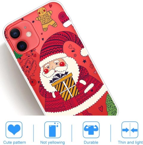 SZKŁO HARTOWANE PRZEZROCZYSTE ETUI ŚWIĄTECZNE IPHONE 12/12 PRO SZKŁO HARTOWANE PRZEZROCZYSTE ETUI ŚWIĄTECZNE IPHONE 12/12 PRO