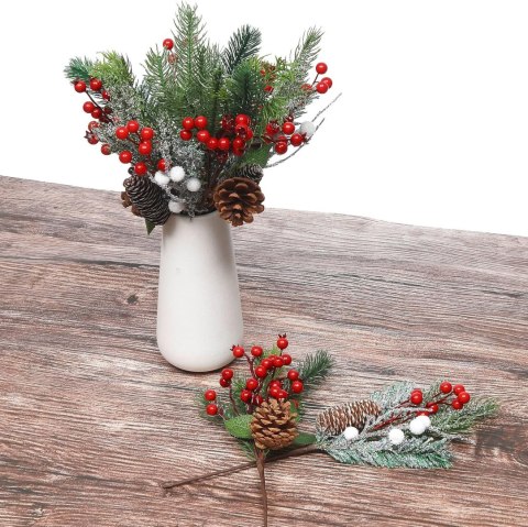 SZTUCZNE ŁODYGI GAŁĘZIE SOSNY SZYSZKI 6szt 37cm ŚWIĄTECZNA KOMPOZYCJA SZTUCZNE ŁODYGI GAŁĘZIE SOSNY SZYSZKI 6szt 37cm ŚWIĄTECZNA KOMPOZYCJA
