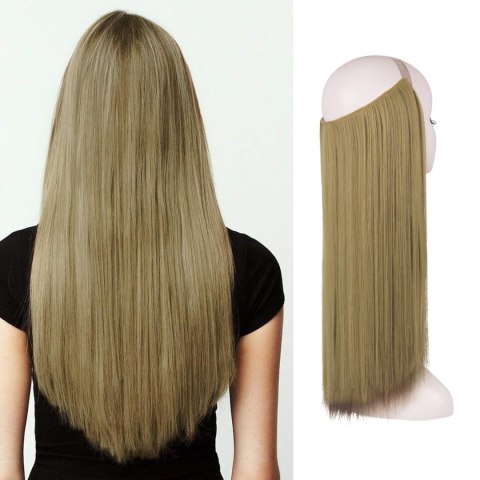 WŁOSY SYNTETYCZNE PRZEDŁUŻANIE WŁOSÓW PROSTE DOCZEPIANE BLOND BALEJAŻ 45CM WŁOSY SYNTETYCZNE PRZEDŁUŻANIE WŁOSÓW PROSTE DOCZEPIANE BLOND BALEJAŻ 45CM