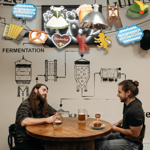 ZESTAW DEKORACJI OKTOBERFEST TOPPERY NA BABECZKI BANER ZESTAW DEKORACJI OKTOBERFEST TOPPERY NA BABECZKI BANER