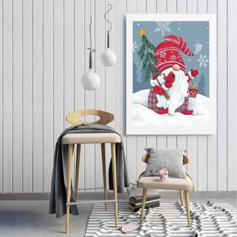 ZESTAW HAFT DIAMENTOWY MIKOŁAJ BOŻE NARODZENIE ŚWIĄTECZNY 5D 30x40cm ZESTAW HAFT DIAMENTOWY MIKOŁAJ BOŻE NARODZENIE ŚWIĄTECZNY 5D 30x40cm