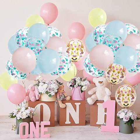 ZESTAW PASTELOWYCH BALONÓW NA BABY SHOWER ŚLUB DEKORACJE ZESTAW PASTELOWYCH BALONÓW NA BABY SHOWER ŚLUB DEKORACJE