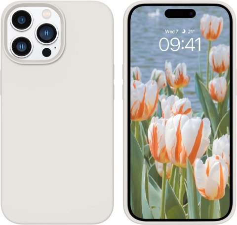 ETUI APPLE IPHONE 14 PRO SILIKONOWE BEŻOWE MOCNE A2890 A2650 A2889 ETUI APPLE IPHONE 14 PRO SILIKONOWE BEŻOWE MOCNE A2890 A2650 A2889