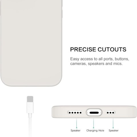ETUI APPLE IPHONE 14 PRO SILIKONOWE BEŻOWE MOCNE A2890 A2650 A2889 ETUI APPLE IPHONE 14 PRO SILIKONOWE BEŻOWE MOCNE A2890 A2650 A2889