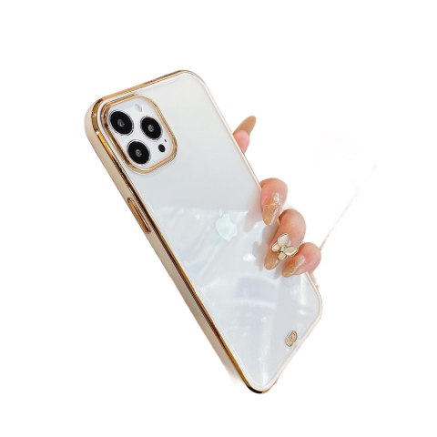 ETUI IPHONE 12 PRO MAX 6.7' PRZEZROCZYSTE SILIKONOWE MOCNE ZŁOTE ETUI IPHONE 12 PRO MAX 6.7' PRZEZROCZYSTE SILIKONOWE MOCNE ZŁOTE