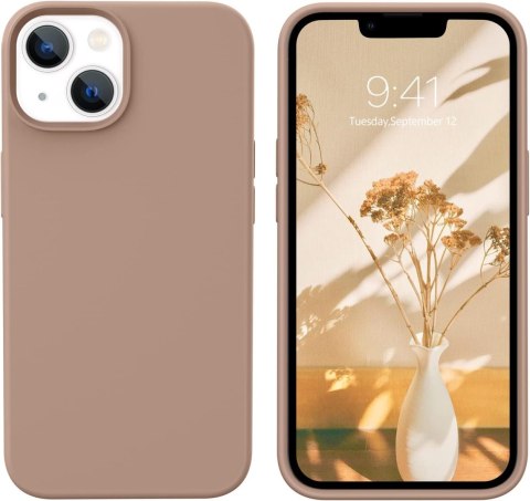 ETUI IPHONE 13 6.1 SILIKONOWE KHAKI BRĄZ WYTRZYMAŁE PRAKTYCZNE ETUI IPHONE 13 6.1 SILIKONOWE KHAKI BRĄZ WYTRZYMAŁE PRAKTYCZNE