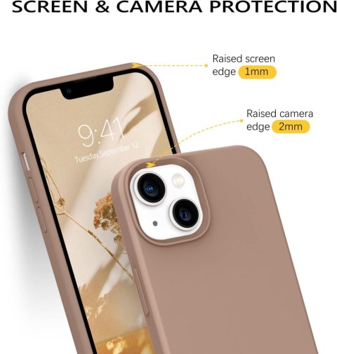ETUI IPHONE 13 6.1 SILIKONOWE KHAKI BRĄZ WYTRZYMAŁE PRAKTYCZNE ETUI IPHONE 13 6.1 SILIKONOWE KHAKI BRĄZ WYTRZYMAŁE PRAKTYCZNE