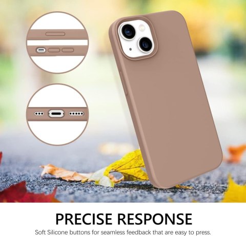 ETUI IPHONE 13 6.1 SILIKONOWE KHAKI BRĄZ WYTRZYMAŁE PRAKTYCZNE ETUI IPHONE 13 6.1 SILIKONOWE KHAKI BRĄZ WYTRZYMAŁE PRAKTYCZNE