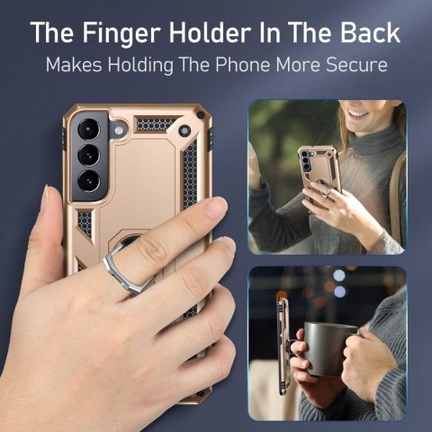 ETUI PANCERNE SAMSUNG GALAXY S21 5G CASE ZŁOTY WZMOCNIONY +UCHWYT SM-G991B ETUI PANCERNE SAMSUNG GALAXY S21 5G CASE ZŁOTY WZMOCNIONY +UCHWYT SM-G991B