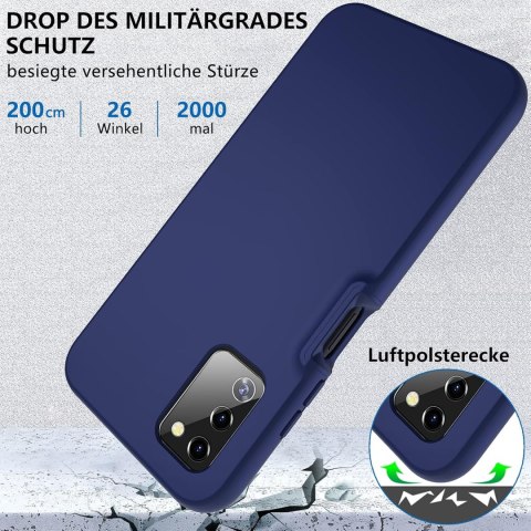ETUI SAMSUNG GALAXY A03s CASE PRÓD TYŁ 360 OCHRONA NAVY BLUE GRANAT ETUI SAMSUNG GALAXY A03s CASE PRÓD TYŁ 360 OCHRONA NAVY BLUE GRANAT