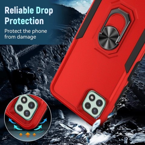 ETUI SAMSUNG GALAXY A22 5G CZERWONE TWARDE Z PODSTAWKĄ SM-A226B SM-A226BRN ETUI SAMSUNG GALAXY A22 5G CZERWONE TWARDE Z PODSTAWKĄ SM-A226B SM-A226BRN