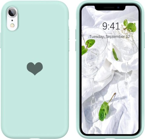 ETUI SILIKONOWE IPHONE XR 6.1' SERDUSZKO MIĘTOWA ZIELEŃ ETUI SILIKONOWE IPHONE XR 6.1' SERDUSZKO MIĘTOWA ZIELEŃ