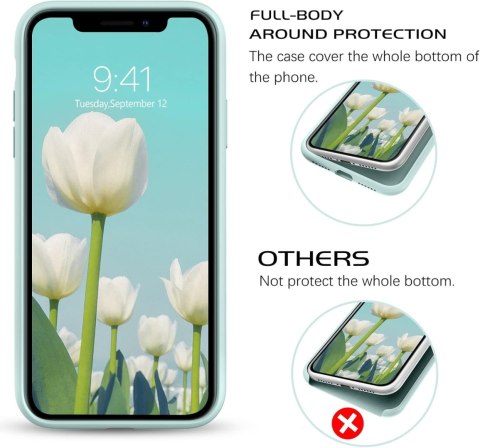 ETUI SILIKONOWE IPHONE XR 6.1' SERDUSZKO MIĘTOWA ZIELEŃ ETUI SILIKONOWE IPHONE XR 6.1' SERDUSZKO MIĘTOWA ZIELEŃ