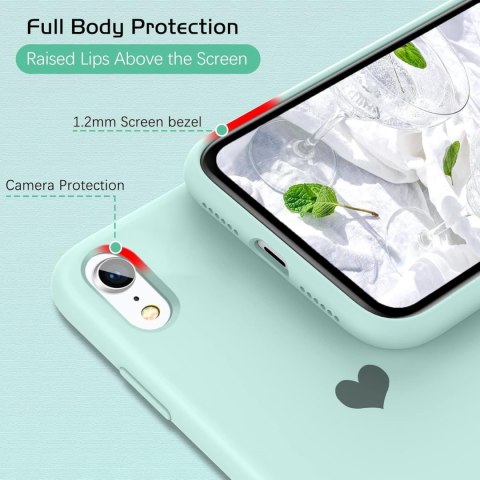 ETUI SILIKONOWE IPHONE XR 6.1' SERDUSZKO MIĘTOWA ZIELEŃ ETUI SILIKONOWE IPHONE XR 6.1' SERDUSZKO MIĘTOWA ZIELEŃ