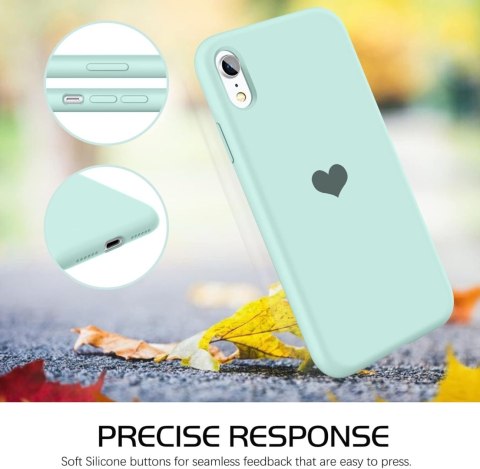 ETUI SILIKONOWE IPHONE XR 6.1' SERDUSZKO MIĘTOWA ZIELEŃ ETUI SILIKONOWE IPHONE XR 6.1' SERDUSZKO MIĘTOWA ZIELEŃ