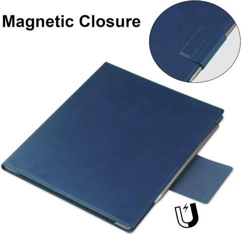 FUTERAŁ ETUI GRANATOWE CZYTNIK AMAZON KINDLE SCRIBE 10.2/BOOX NOTE AIR 2 FUTERAŁ ETUI GRANATOWE CZYTNIK AMAZON KINDLE SCRIBE 10.2/BOOX NOTE AIR 2