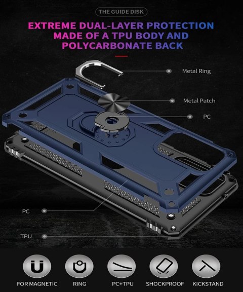 MOCNE ETUI SAMSUNG GALAXY A52/A52 5G GRANATOWE MOCNE ETUI SAMSUNG GALAXY A52/A52 5G GRANATOWE