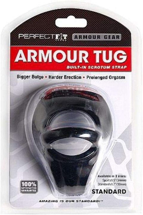 PIERŚCIEŃ EREKCYJNY ARMOUR TUG PERFECT FIT CZARNY ROZMIAR STANDARD 38MM PIERŚCIEŃ EREKCYJNY ARMOUR TUG PERFECT FIT CZARNY ROZMIAR STANDARD 38MM