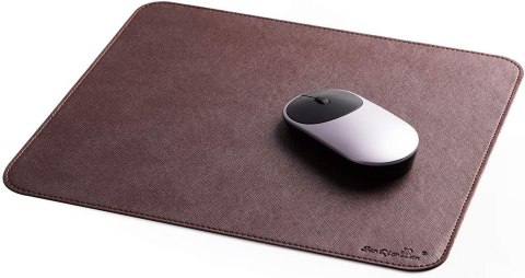 PODKŁADKA POD MYSZ GAMINGOWA ANTYPOŚLIZGOWA OBSZYTA BRĄZOWA 30x26cm PODKŁADKA POD MYSZ GAMINGOWA ANTYPOŚLIZGOWA OBSZYTA BRĄZOWA 30x26cm