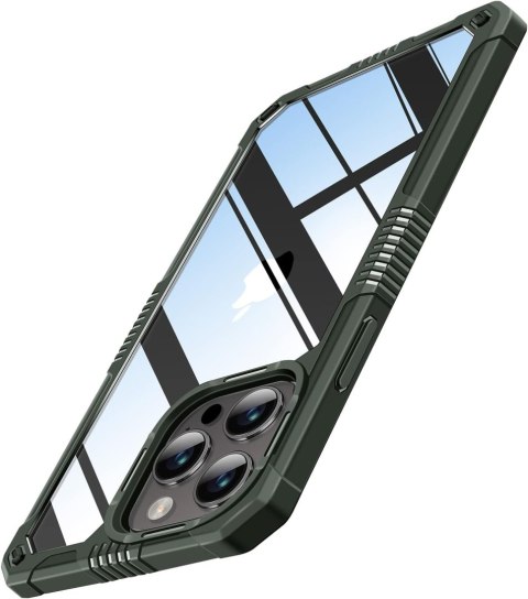 PRZEZROCZYSTE ETUI IPHONE 14 PRO 6.1' MOCNE CASE RAMKA ZIELEŃ PRZEZROCZYSTE ETUI IPHONE 14 PRO 6.1' MOCNE CASE RAMKA ZIELEŃ