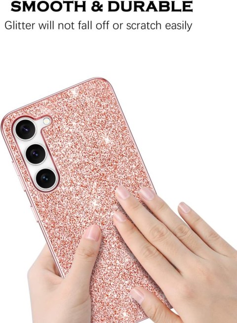 ROSE GOLD ETUI SAMSUNG GALAXY S23+ BROKATOWY MOCNY ROSE GOLD ETUI SAMSUNG GALAXY S23+ BROKATOWY MOCNY