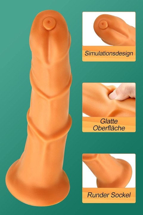 WIBRATOR Z PRZYSSAWKĄ SILIKONOWY ELASTYCZY PENIS ZABAWKA EROTYCZNA L 32cm WIBRATOR Z PRZYSSAWKĄ SILIKONOWY ELASTYCZY PENIS ZABAWKA EROTYCZNA L 32cm