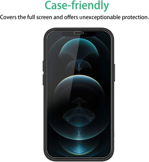2SZT SZKŁO HARTOWANE EKRAN IPHONE 12 PRO MAX 6.7' 2SZT SZKŁO HARTOWANE EKRAN IPHONE 12 PRO MAX 6.7'