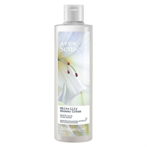 AVON ŻEL POD PRYSZNIC BIAŁA LILIA PIŻMO 250ML AVON ŻEL POD PRYSZNIC BIAŁA LILIA PIŻMO 250ML