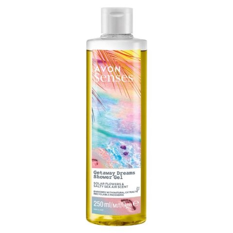 AVON ŻEL POD PRYSZNIC GETAWAY DREAMS SŁONE MORZE KWIATY 250ML AVON ŻEL POD PRYSZNIC GETAWAY DREAMS SŁONE MORZE KWIATY 250ML