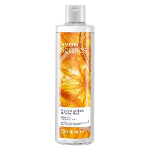 AVON ŻEL POD PRYSZNIC ORANGE TWIST POMARAŃCZA JAŚMIN 250ML AVON ŻEL POD PRYSZNIC ORANGE TWIST POMARAŃCZA JAŚMIN 250ML