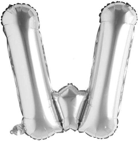DEKORACJE URODZINOWE BALON LITERA W SREBRNY DEKORACJE URODZINOWE BALON LITERA W SREBRNY