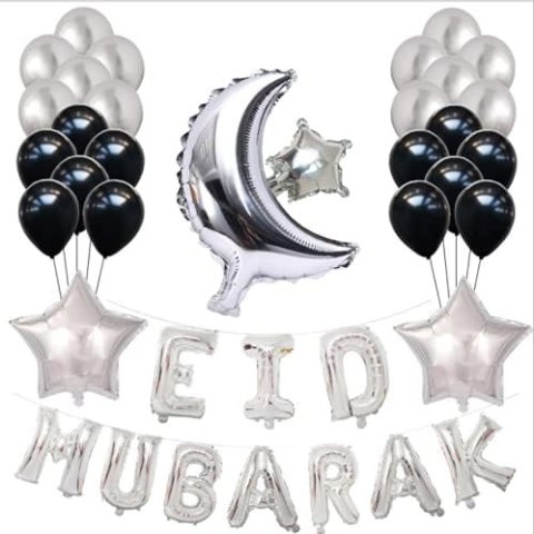 DEKORACJE URODZINOWE BALON LITERA W SREBRNY DEKORACJE URODZINOWE BALON LITERA W SREBRNY