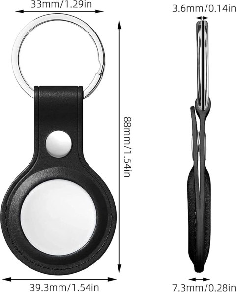 ETUI BRELOK DO LOKALIZATORA AIRTAG APPLE 2x ETUI BRELOK DO LOKALIZATORA AIRTAG APPLE 2x