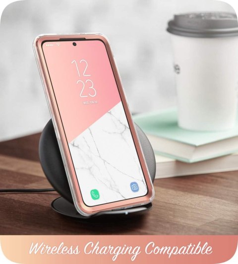ETUI BUMPER SAMSUNG GALAXY S21+ RÓŻOWY SZARY MARMUREK GLAMOUR SM-G996 ETUI BUMPER SAMSUNG GALAXY S21+ RÓŻOWY SZARY MARMUREK GLAMOUR SM-G996