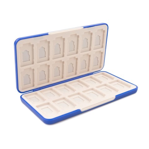 ETUI CASE ORGANIZER NA KARTY NINTENDO SWITCH OLED MICRO SD NIEBIESKIE ETUI CASE ORGANIZER NA KARTY NINTENDO SWITCH OLED MICRO SD NIEBIESKIE