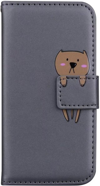 ETUI DO XIAOMI POCO X3 NFC/POCO X3 PRO ZAMYKANE Z KLAPKĄ SZARE PIESEK
