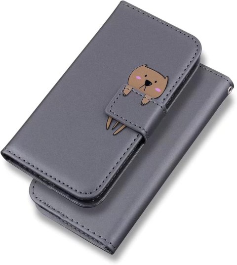 ETUI DO XIAOMI POCO X3 NFC/POCO X3 PRO ZAMYKANE Z KLAPKĄ SZARE PIESEK ETUI DO XIAOMI POCO X3 NFC/POCO X3 PRO ZAMYKANE Z KLAPKĄ SZARE PIESEK