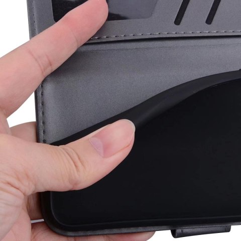 ETUI DO XIAOMI POCO X3 NFC/POCO X3 PRO ZAMYKANE Z KLAPKĄ SZARE PIESEK ETUI DO XIAOMI POCO X3 NFC/POCO X3 PRO ZAMYKANE Z KLAPKĄ SZARE PIESEK
