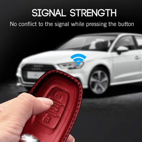 ETUI NA KLUCZ SAMOCHODOWY AUDI SKÓRA PREMIUM ETUI NA KLUCZ SAMOCHODOWY AUDI SKÓRA PREMIUM