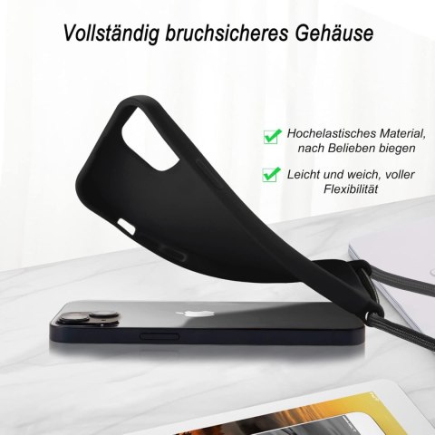 ETUI OCHRONNE DO IPHONE 13 6.1' 2x SZKŁO HARTOWANE NA EKRAN +SZNUREK A2482 ETUI OCHRONNE DO IPHONE 13 6.1' 2x SZKŁO HARTOWANE NA EKRAN +SZNUREK A2482