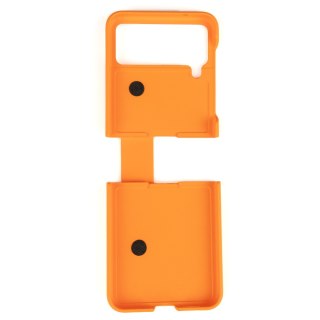 ETUI SKŁADANE SAMSUNG GALAXY Z FLIP 4 POMARAŃCZOWE +UCHWYT