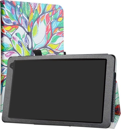ETUI Z KLAPKĄ NA TABLET ALCATEL 1T 10 CASE SKŁADANY KOLOROWE DRZEWO ETUI Z KLAPKĄ NA TABLET ALCATEL 1T 10 CASE SKŁADANY KOLOROWE DRZEWO