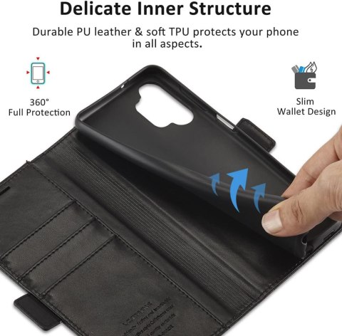 ETUI Z KLAPKĄ SAMSUNG GALAXY A32 5G CZARNE Z EKOSKÓRY ELEGANCKIE ETUI Z KLAPKĄ SAMSUNG GALAXY A32 5G CZARNE Z EKOSKÓRY ELEGANCKIE