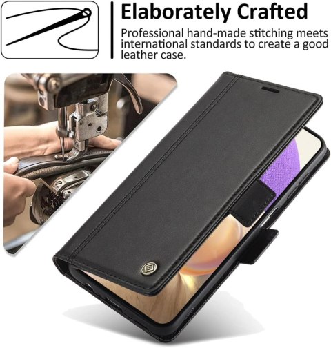 ETUI Z KLAPKĄ SAMSUNG GALAXY A32 5G CZARNE Z EKOSKÓRY ELEGANCKIE ETUI Z KLAPKĄ SAMSUNG GALAXY A32 5G CZARNE Z EKOSKÓRY ELEGANCKIE