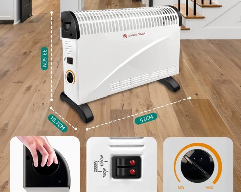 GRZEJNIK ELEKTRYCZNY PIONOWY FARELKA 2000W 3 POZIOMY MOCY +ZABEZPIECZENIE GRZEJNIK ELEKTRYCZNY PIONOWY FARELKA 2000W 3 POZIOMY MOCY +ZABEZPIECZENIE