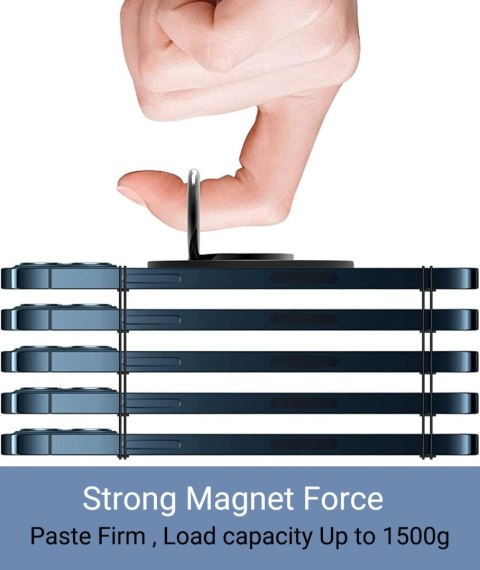 MAGNETYCZNY UCHWYT DO TELEFONU SREBRNY NA PALEC MAGNETYCZNY UCHWYT DO TELEFONU SREBRNY NA PALEC