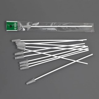 12x SZCZOTKA DO CZYSZCZENIA SŁOMEK PROBÓWEK BIAŁA SŁOMEK RUREK 17cm