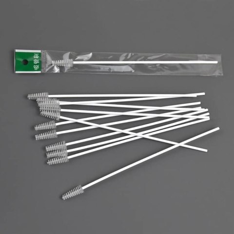 12x SZCZOTKA DO CZYSZCZENIA SŁOMEK PROBÓWEK BIAŁA SŁOMEK RUREK 17cm 12x SZCZOTKA DO CZYSZCZENIA SŁOMEK PROBÓWEK BIAŁA SŁOMEK RUREK 17cm
